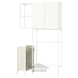 ترکیب ذخیره سازی ایکیا مدل IKEA ENHET رنگ سفید