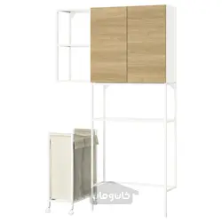 ترکیب ذخیره سازی ایکیا مدل IKEA ENHET رنگ سفید