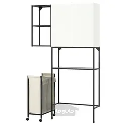 ترکیب ذخیره سازی ایکیا مدل IKEA ENHET رنگ آنتراسیت