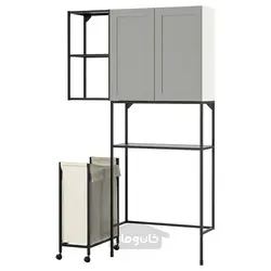 ترکیب ذخیره سازی ایکیا مدل IKEA ENHET رنگ آنتراسیت