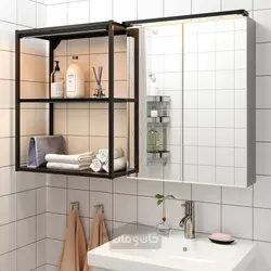 نوار روشنایی حمام ال ای دی ایکیا مدل IKEA SILVERGLANS رنگ آنتراسیت کم نور