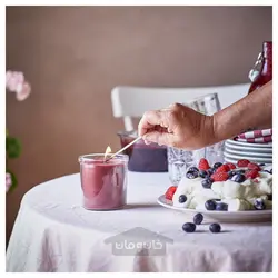 شمع معطر در شیشه ایکیا مدل IKEA STÖRTSKÖN