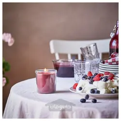 شمع معطر در شیشه ایکیا مدل IKEA STÖRTSKÖN
