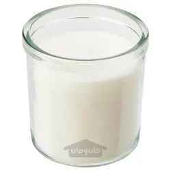 شمع معطر در شیشه ایکیا مدل IKEA JÄMLIK