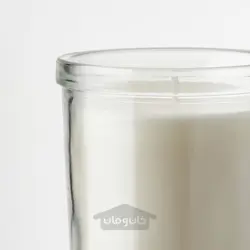 شمع معطر در شیشه ایکیا مدل IKEA JÄMLIK