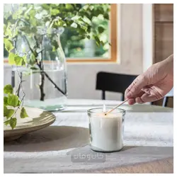 شمع معطر در شیشه ایکیا مدل IKEA ADLAD