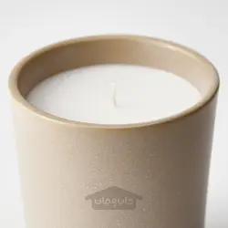 شمع معطر در ظرف سرامیکی ایکیا مدل IKEA JÄMLIK