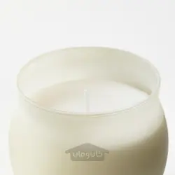 شمع معطر در شیشه ایکیا مدل IKEA JÄMLIK