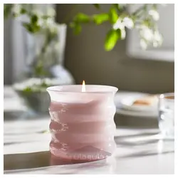 شمع معطر در شیشه ایکیا مدل IKEA LUGNARE