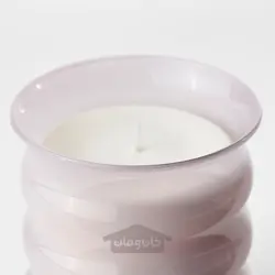 شمع معطر در شیشه ایکیا مدل IKEA LUGNARE