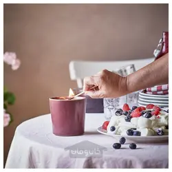 شمع معطر در ظرف سرامیکی ایکیا مدل IKEA STÖRTSKÖN