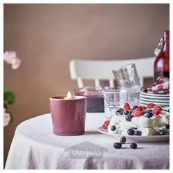 شمع معطر در ظرف سرامیکی ایکیا مدل IKEA STÖRTSKÖN