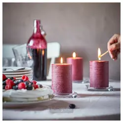 شمع ستونی معطر ایکیا مدل IKEA STÖRTSKÖN