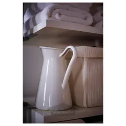 گلدان / کوزه ایکیا مدل IKEA SOCKERÄRT رنگ سفید