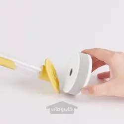 ست 3 تکه اسفنج ظرفشویی با پخش کننده ایکیا مدل IKEA VIDEVECKMAL رنگ زرد روشن