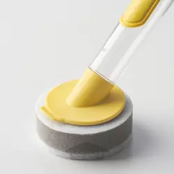 ست 3 تکه اسفنج ظرفشویی با پخش کننده ایکیا مدل IKEA VIDEVECKMAL رنگ زرد روشن