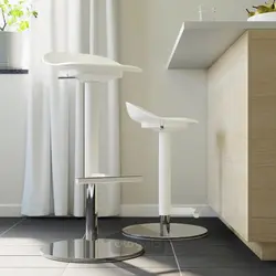 چهارپایه بار ایکیا مدل IKEA JANINGE رنگ سفید