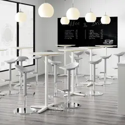 چهارپایه بار ایکیا مدل IKEA JANINGE رنگ خاکستری
