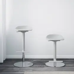 چهارپایه بار ایکیا مدل IKEA JANINGE رنگ خاکستری