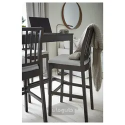 میز بار و 4 عدد چهارپایه بار ایکیا مدل IKEA EKEDALEN / EKEDALEN رنگ قهوه ای تیره
