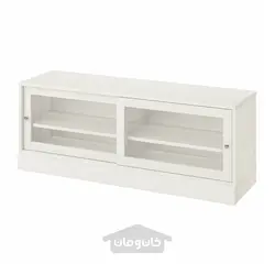 نیمکت تلویزیون با پایه ایکیا مدل IKEA HAVSTA رنگ سفید
