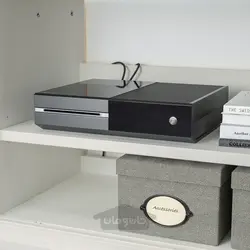 نیمکت تلویزیون با پایه ایکیا مدل IKEA HAVSTA رنگ سفید