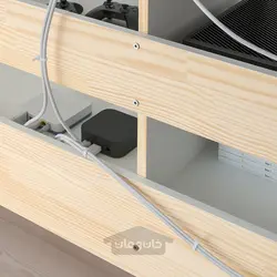 نیمکت تلویزیون با پایه ایکیا مدل IKEA HAVSTA رنگ سفید