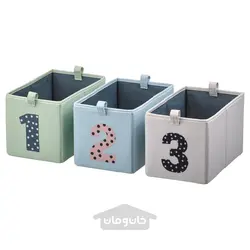 جعبه، مجموعه 3 عددی ایکیا مدل IKEA BARNDRÖM