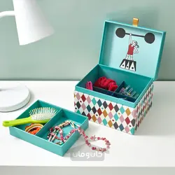 جعبه جواهرات با محفظه ایکیا مدل IKEA BUSENKEL
