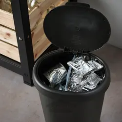 سطل درب دار ایکیا مدل IKEA HÖLASS