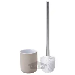 فرچه توالت ایکیا مدل IKEA EKOLN رنگ رنگ بژ