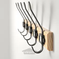 قفسه با 5 قلاب ایکیا مدل IKEA KARTOTEK