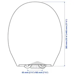 صندلی توالت ایکیا مدل IKEA VALLOXEN