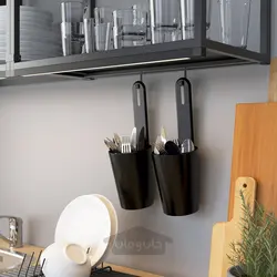 ریل برای قلاب ایکیا مدل IKEA ENHET رنگ آنتراسیت