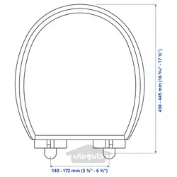 صندلی توالت ایکیا مدل IKEA KULLARNA