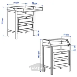 سرویس مبلمان کودک 2 تکه ایکیا مدل IKEA SUNDVIK