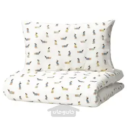 روکش لحاف 1 روبالشی برای تخت ایکیا مدل IKEA DRÖMSLOTT