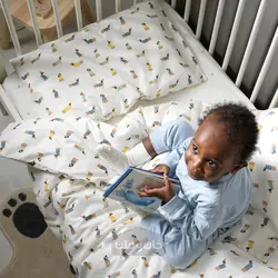 روکش لحاف 1 روبالشی برای تخت ایکیا مدل IKEA DRÖMSLOTT