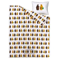 روکش لحاف و روبالشی ایکیا مدل IKEA BRUMMIG