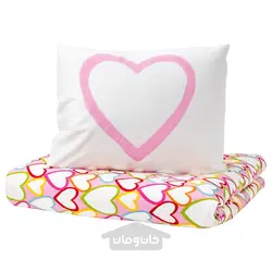 روکش لحاف و روبالشی ایکیا مدل IKEA VITAMINER HJÄRTA