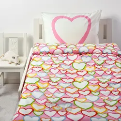 روکش لحاف و روبالشی ایکیا مدل IKEA VITAMINER HJÄRTA