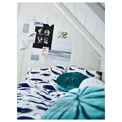 روکش لحاف و روبالشی ایکیا مدل IKEA BLÅVINGAD
