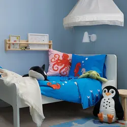 روکش لحاف و روبالشی ایکیا مدل IKEA BLÅVINGAD