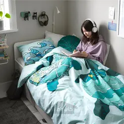 روکش لحاف و روبالشی ایکیا مدل IKEA BLÅVINGAD