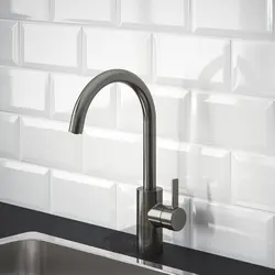 شیر میکسر آشپزخانه ایکیا مدل IKEA DELSJÖN رنگ جلوه اسپند