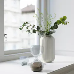 ساعت شنی تزئینی ایکیا مدل IKEA EFTERTÄNKA رنگ شیشه شفاف / شن و ماسه