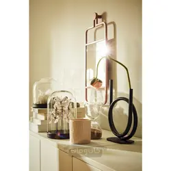 ساعت شنی تزئینی ایکیا مدل IKEA EFTERTÄNKA رنگ شیشه شفاف / شن و ماسه