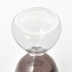 ساعت شنی تزئینی ایکیا مدل IKEA EFTERTÄNKA رنگ شیشه شفاف / شن و ماسه