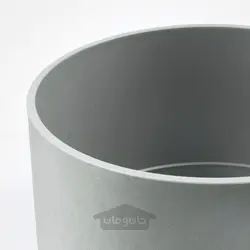 گلدان گیاه ایکیا مدل IKEA NYPON رنگ داخل/خارج خاکستری