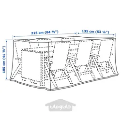 روکش ست مبلمان ایکیا مدل IKEA TOSTERÖ